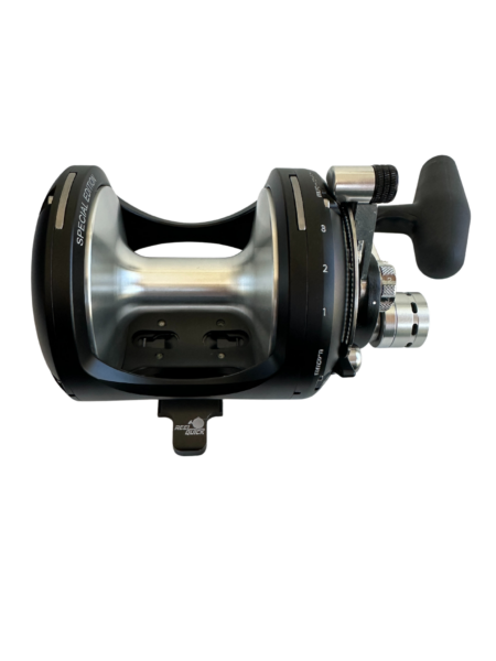 Okuma fishing reel converted to ReelQuick